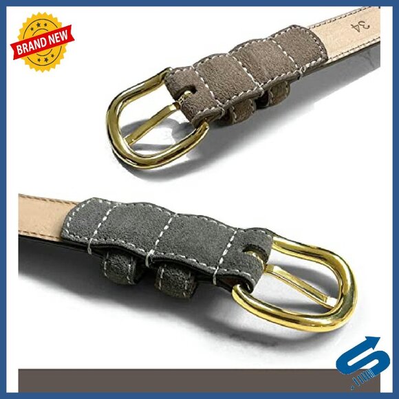 Genuine Suede Leather Belt 1\